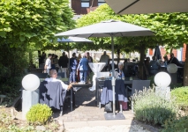 Empfang im Garten
